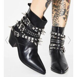 Brand New in Box - KILLSTAR "Callista" Ankle Boots - Sz 8 - Western/Biker/Grunge